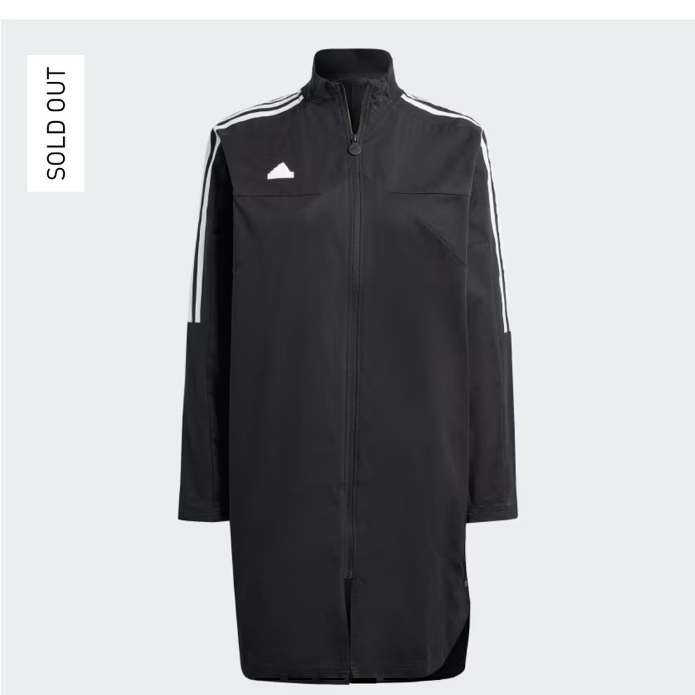 ADIDAS TIRO 3-STRIPES SNAP-BUTTON WOVEN COAT - Picture 5 of 9